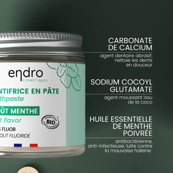 dentifrice menthe endro